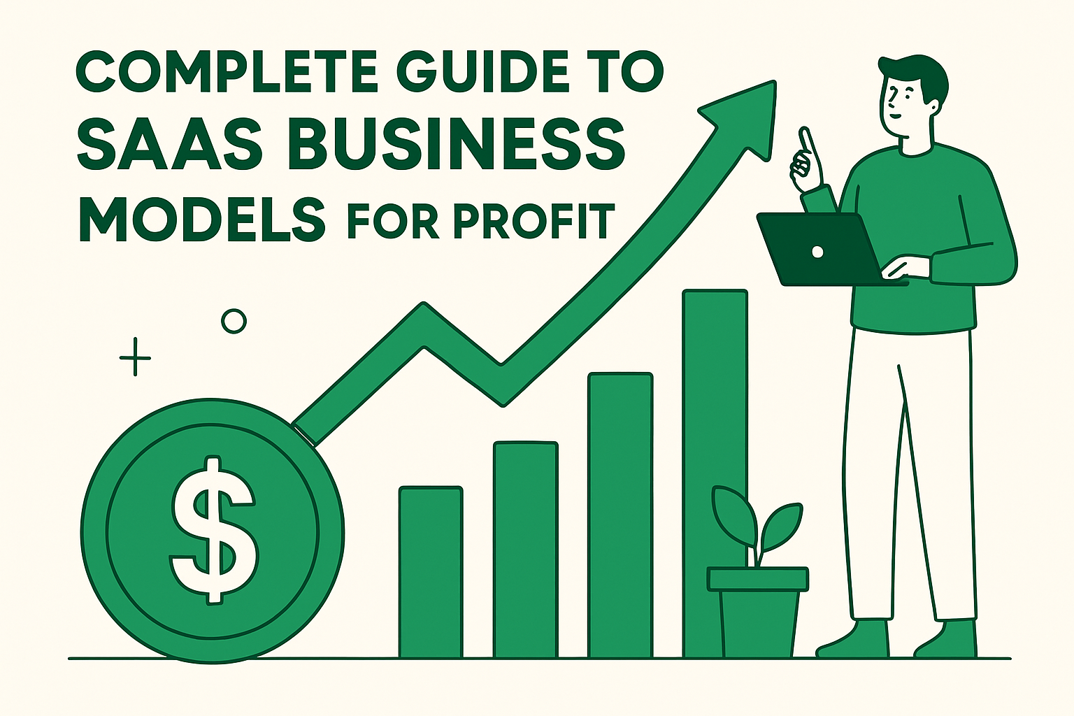 Complete Guide To SaaS Business Models For Profit illustration