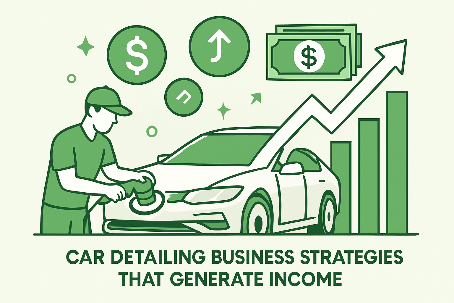 Car Detailing Business Strategies That Generate Income illustration